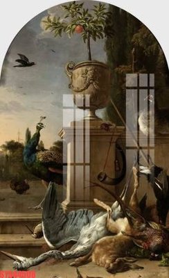 File tranh Tranh sơn dầu phương tây tổng hợp STS44508 (gốc) chủ đề thành phố