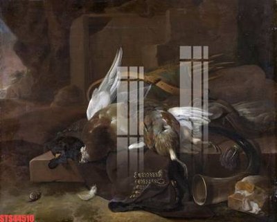 Ảnh gốc file in lụa Tranh sơn dầu phương tây tổng hợp STS44510 chi tiết