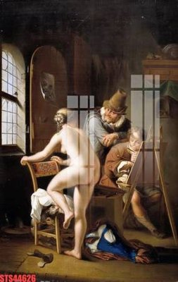 File gốc Tranh sơn dầu phương tây tổng hợp STS44626 (in lụa) chi tiết cao