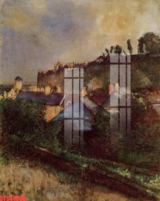 File tranh Tranh sơn dầu phương tây tổng hợp STS44630 (bản gốc) treo tường