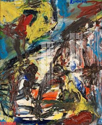 Download file Tranh sơn dầu phương tây tổng hợp STS44644 (gốc) in mica bàn thờ