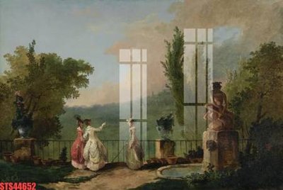 File in ấn cao cấp Tranh sơn dầu phương tây tổng hợp STS44652 (file gốc)