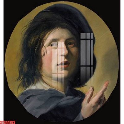 File gốc Tranh sơn dầu phương tây tổng hợp STS44793 (vector) cho in ấn