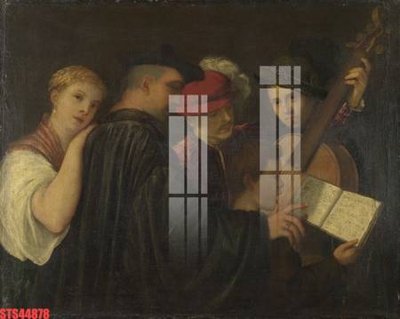 Download file Tranh sơn dầu phương tây tổng hợp STS44878 (gốc) in mica cao cấp