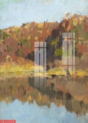 File tranh Tranh sơn dầu phương tây tổng hợp STS44928 (ảnh gốc) in trần nhà