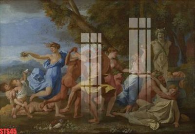 File ảnh Tranh sơn dầu phương tây tổng hợp STS45 (gốc) dùng in Pano