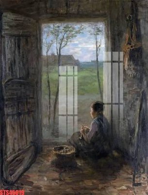 File PSD Tranh sơn dầu phương tây tổng hợp STS45019 (nguyên bản) cho thiết kế