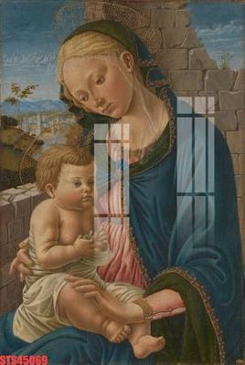 Download file gốc Tranh sơn dầu phương tây tổng hợp STS45069 (in mica) logo