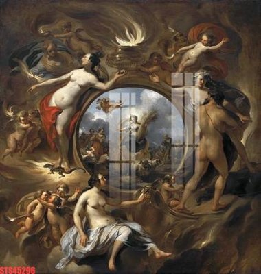 Tải file gốc Tranh sơn dầu phương tây tổng hợp STS45296 (in khổ lớn) quảng cáo