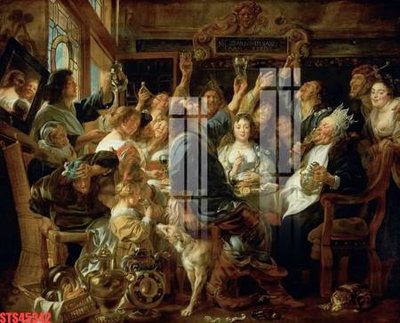 File tranh Tranh sơn dầu phương tây tổng hợp STS45342 (gốc) chủ đề động vật