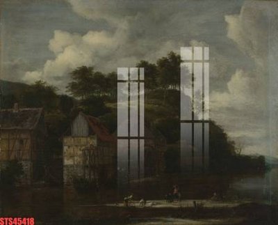 Download file tranh Tranh sơn dầu phương tây tổng hợp STS45418 (file gốc PSD)