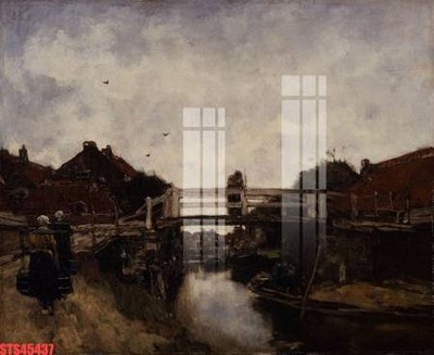 File gốc Tranh sơn dầu phương tây tổng hợp STS45437 (in lụa) cao cấp