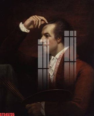 File tranh PSD Tranh sơn dầu phương tây tổng hợp STS45735 chất lượng cao