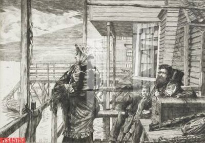 File ảnh Tranh sơn dầu phương tây tổng hợp STS45753 (gốc) in PP, decal