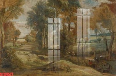 File gốc in ấn Tranh sơn dầu phương tây tổng hợp STS4577 chuẩn màu CMYK