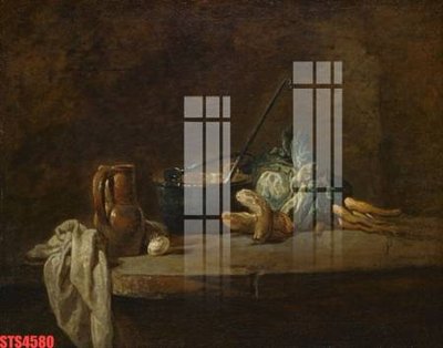 File gốc Tranh sơn dầu phương tây tổng hợp STS4580 (in lụa) trang trí tường