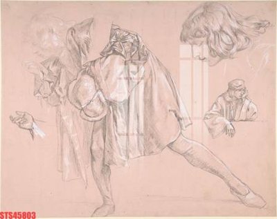 File tranh in trần 3D Tranh sơn dầu phương tây tổng hợp STS45803 (ảnh gốc)