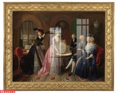 File tranh gốc PSD Tranh sơn dầu phương tây tổng hợp STS45984 còn nguyên layer