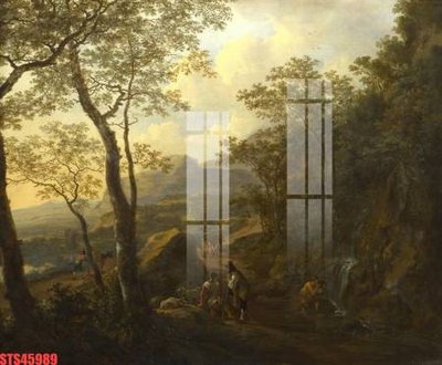 Tải file gốc in lụa Tranh sơn dầu phương tây tổng hợp STS45989 siêu nét