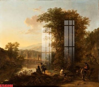 Ảnh gốc Tranh sơn dầu phương tây tổng hợp STS45998 (độ nét cao) in mica