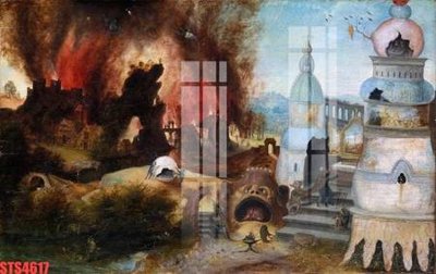 File gốc Tranh sơn dầu phương tây tổng hợp STS4617 (in 3D) nghệ thuật