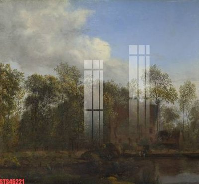 File in mica Tranh sơn dầu phương tây tổng hợp STS46221 (bản gốc) làm vách ngăn