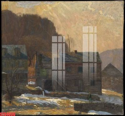 Ảnh gốc Tranh sơn dầu phương tây tổng hợp STS4636 (độ nét cao) in tráng gương