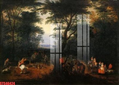 File ảnh Tranh sơn dầu phương tây tổng hợp STS46424 (gốc) in PP, decal