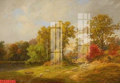 Download file Tranh sơn dầu phương tây tổng hợp STS46505 (chất lượng in ấn)