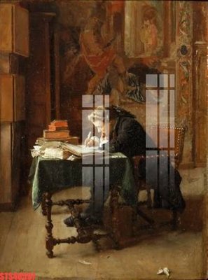 File in trần Tranh sơn dầu phương tây tổng hợp STS46597 (bản gốc) trời sao