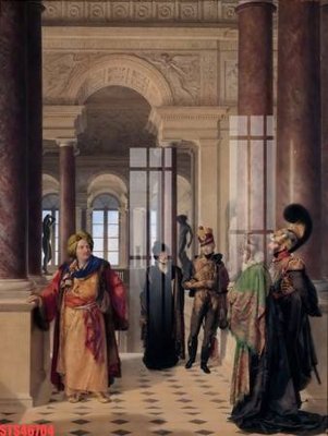 File in trần Tranh sơn dầu phương tây tổng hợp STS46704 (bản gốc) bầu trời