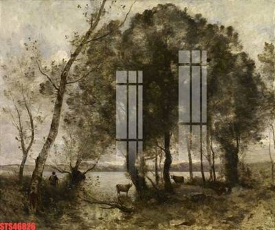 Tải file Tranh sơn dầu phương tây tổng hợp STS46826 (gốc) làm tranh trang trí