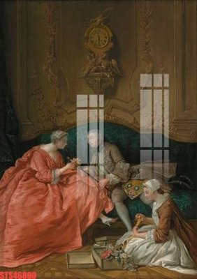 File gốc Tranh sơn dầu phương tây tổng hợp STS46890 (in mica) cắt laser