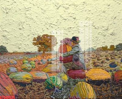 File PSD Tranh sơn dầu phương tây tổng hợp STS47024 (bản gốc) cho nhà in