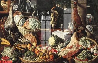 Chi tiết file ảnh Tranh sơn dầu phương tây tổng hợp STS47059 sắc nét