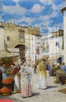 File PSD Tranh sơn dầu phương tây tổng hợp STS47293 (bản gốc) cho nhà in