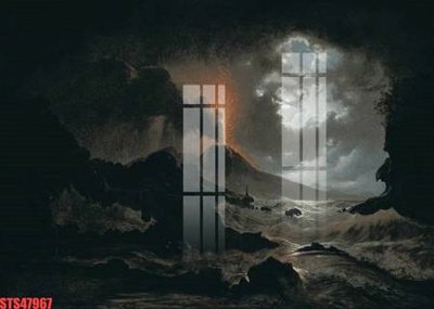 File in trần Tranh sơn dầu phương tây tổng hợp STS47967 (file gốc) hoa văn 3D