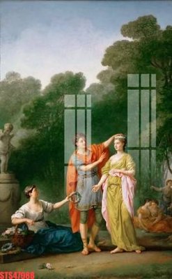 File tranh Tranh sơn dầu phương tây tổng hợp STS47988 (gốc) chủ đề thiên nhiên