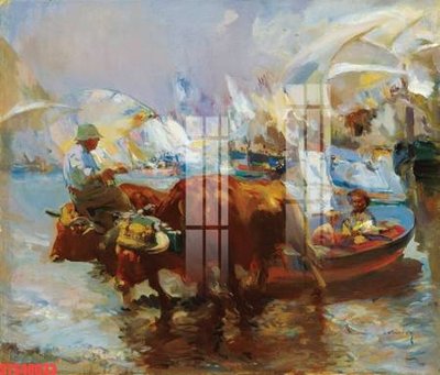 Tải file gốc in lụa Tranh sơn dầu phương tây tổng hợp STS48033 siêu nét