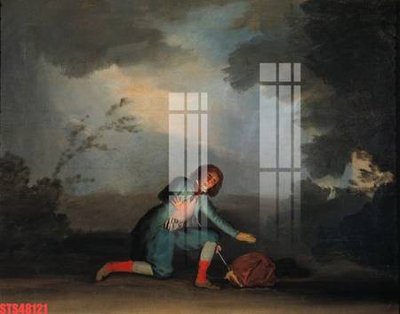 File in trần Tranh sơn dầu phương tây tổng hợp STS48121 (bản gốc) hoa văn