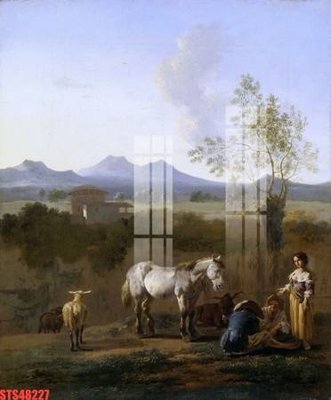 File ảnh Tranh sơn dầu phương tây tổng hợp STS48227 (gốc) in Hiflex