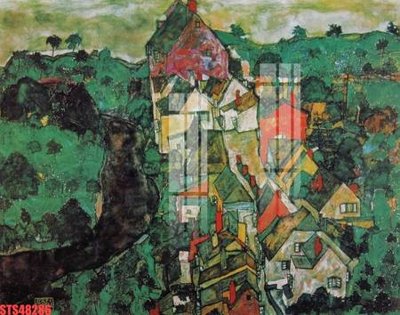 File in mica Tranh sơn dầu phương tây tổng hợp STS48286 (bản gốc) làm vách ngăn