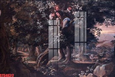 File gốc Tranh sơn dầu phương tây tổng hợp STS48317 (in mica) làm bảng hiệu