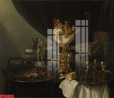 File tranh in trần Tranh sơn dầu phương tây tổng hợp STS4833 (ảnh gốc siêu nét)