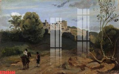 File gốc Tranh sơn dầu phương tây tổng hợp STS48444 (in lụa) họa tiết 3D