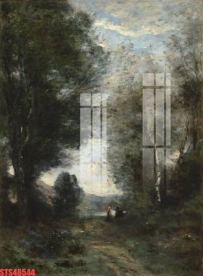 File tranh Tranh sơn dầu phương tây tổng hợp STS48544 (gốc) in film