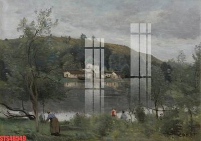 Tải file gốc Tranh sơn dầu phương tây tổng hợp STS48549 (để in lụa)