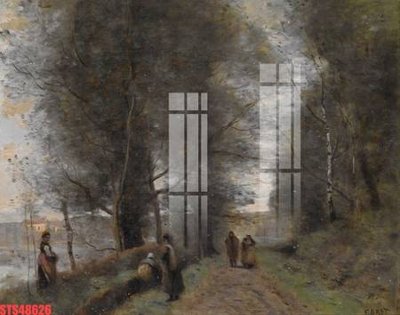 Download file gốc Tranh sơn dầu phương tây tổng hợp STS48626 (in lụa) cao cấp