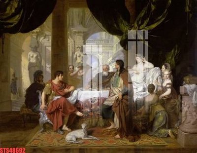 File gốc in ấn Tranh sơn dầu phương tây tổng hợp STS48692 chuẩn màu CMYK