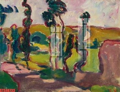 File tranh Tranh sơn dầu phương tây tổng hợp STS48733 (gốc) in vải canvas